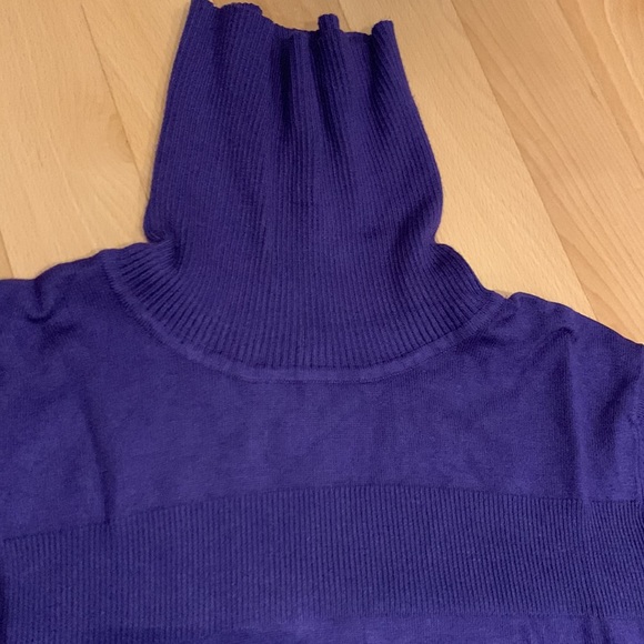 VEUC/LIKE NEW RW&CO Purple Turtleneck - size XL - Picture 2 of 15